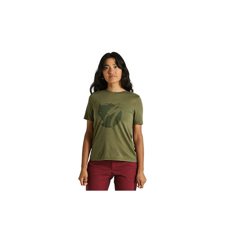 Women's Specialized/Fjällräven Wool Short Sleeve Tee