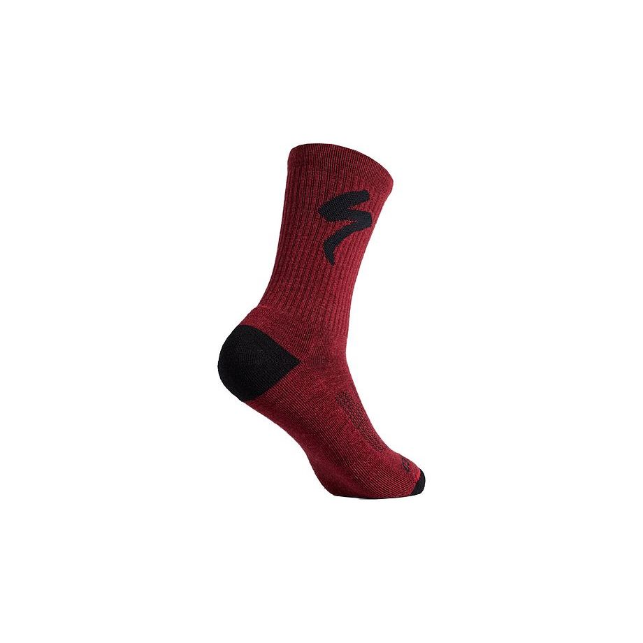 Merino Midweight Tall Logo Socks