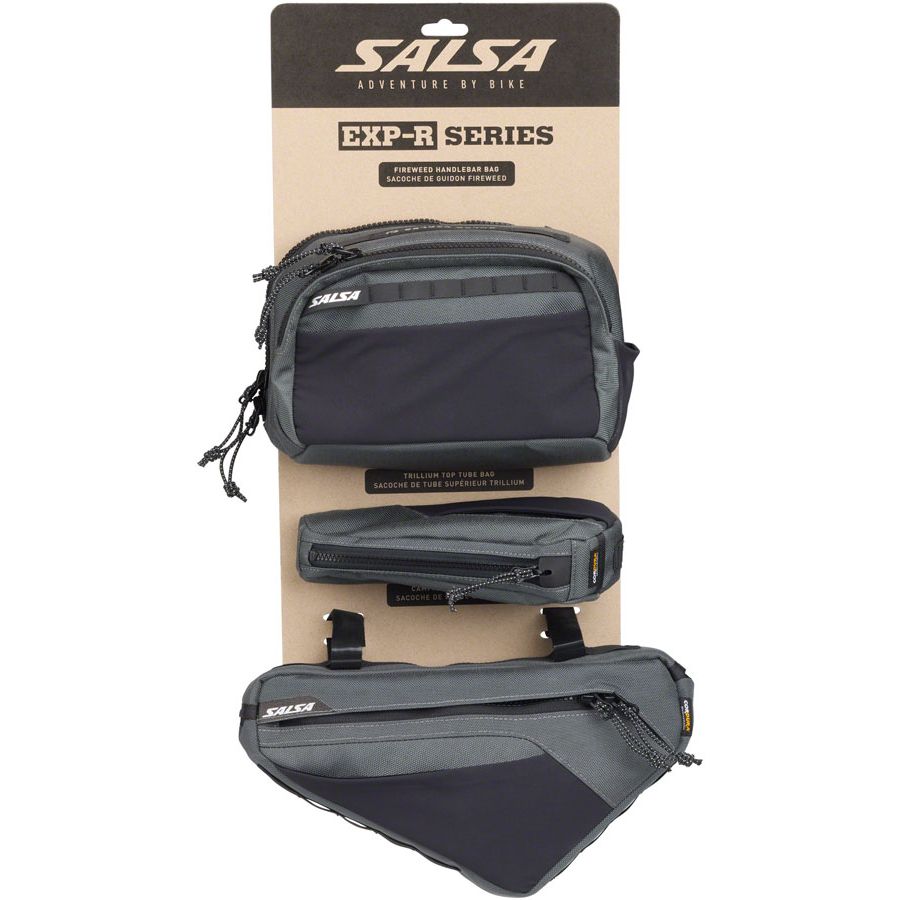EXP-R Series Bag Bundle - Includes Campion Frame Bag, Fireweed Handlebar Bag, and Trillium Top Tube Bag (Small)