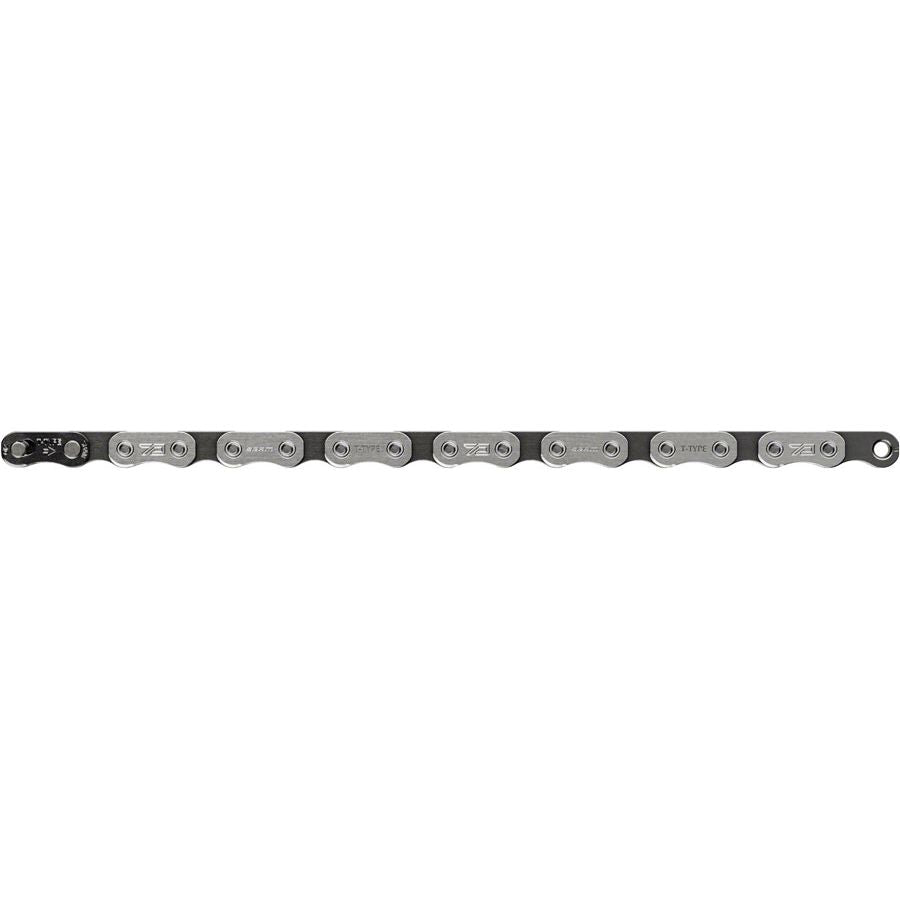 Eagle 70 T-Type Flattop Chain - 12-Speed, 126 Links, Solid Pin, Includes PowerLock Connector, Silver/Black