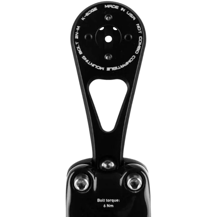 Aero Stem Computer Mount Combo - Black, Garmin/ WAHOO