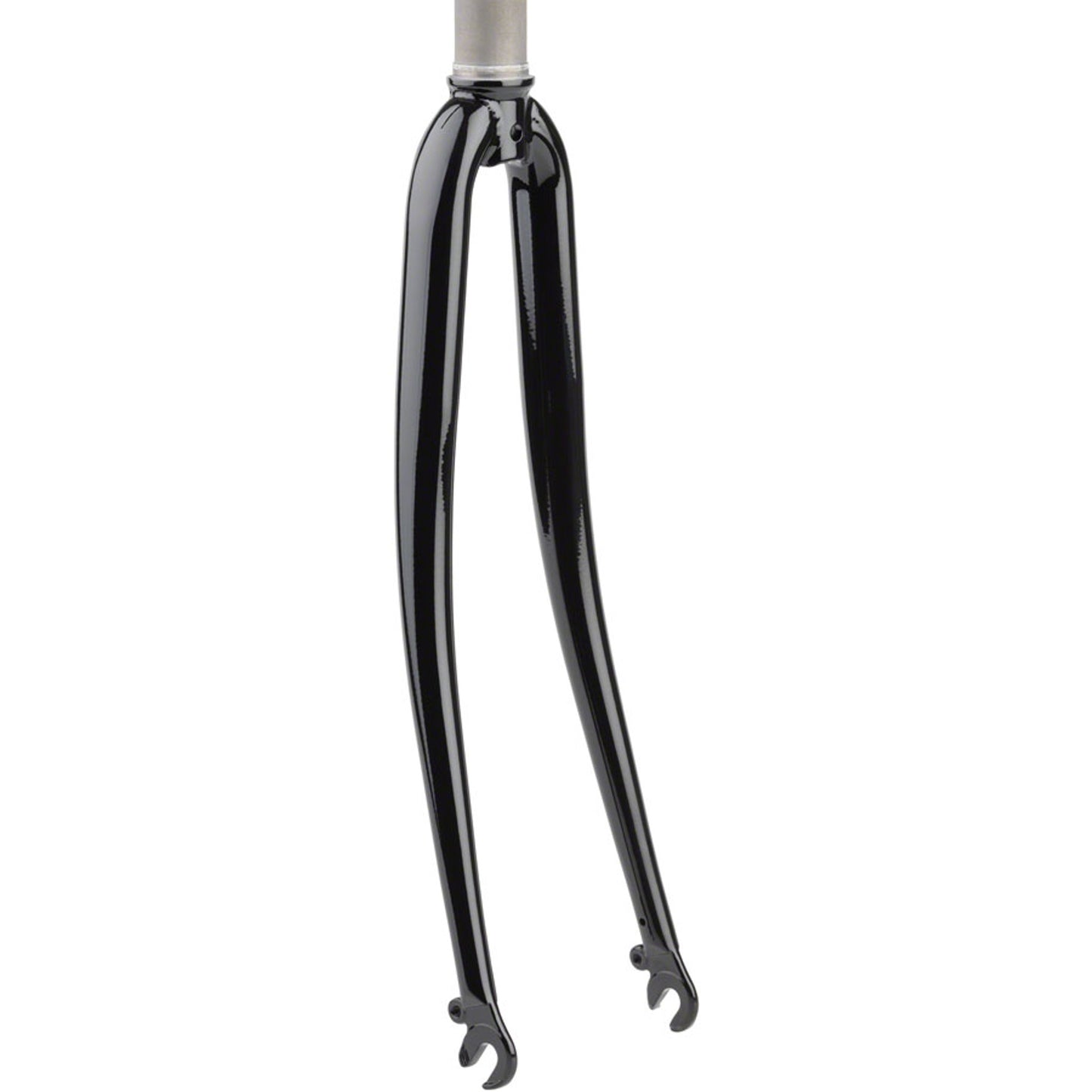700c Road Fork - 9mm x 100mm, 1 1/8" Straight Steerer, Mid Reach Caliper, Black
