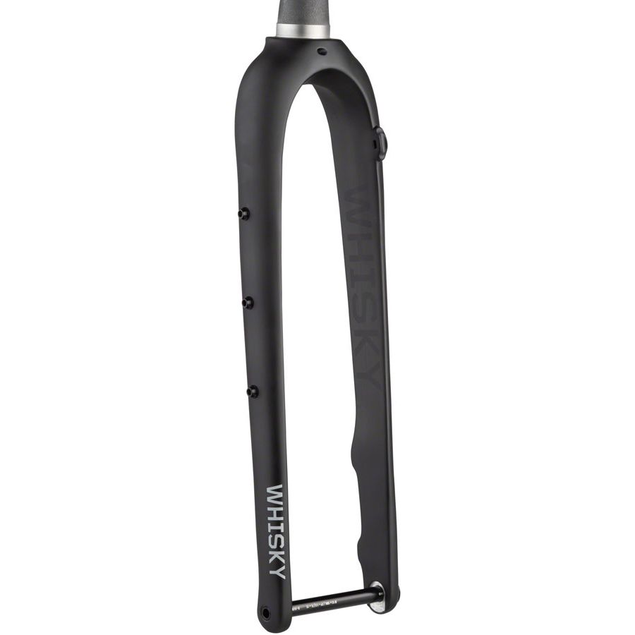 WHISKY No.9 MCX Fork - 12mm Thru Axle, 1.5" Tapered Carbon Steerer, FlatMount Disc, Matte Black
