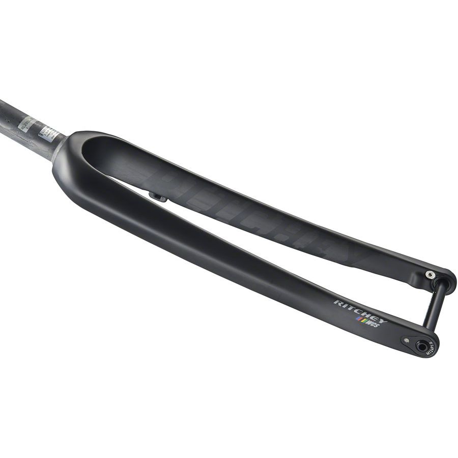 WCS Carbon Gravel Fork - 1-1/8", 47mm Rake, QR12, Flat Mount, 2020 Model, Matte Carbon