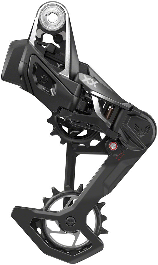XX SL Eagle T-Type AXS Rear Derailleur - 12-Speed, 52t Max, (Battery Not Included), UDH Hangerless, Carbon Cage, Black/Silver