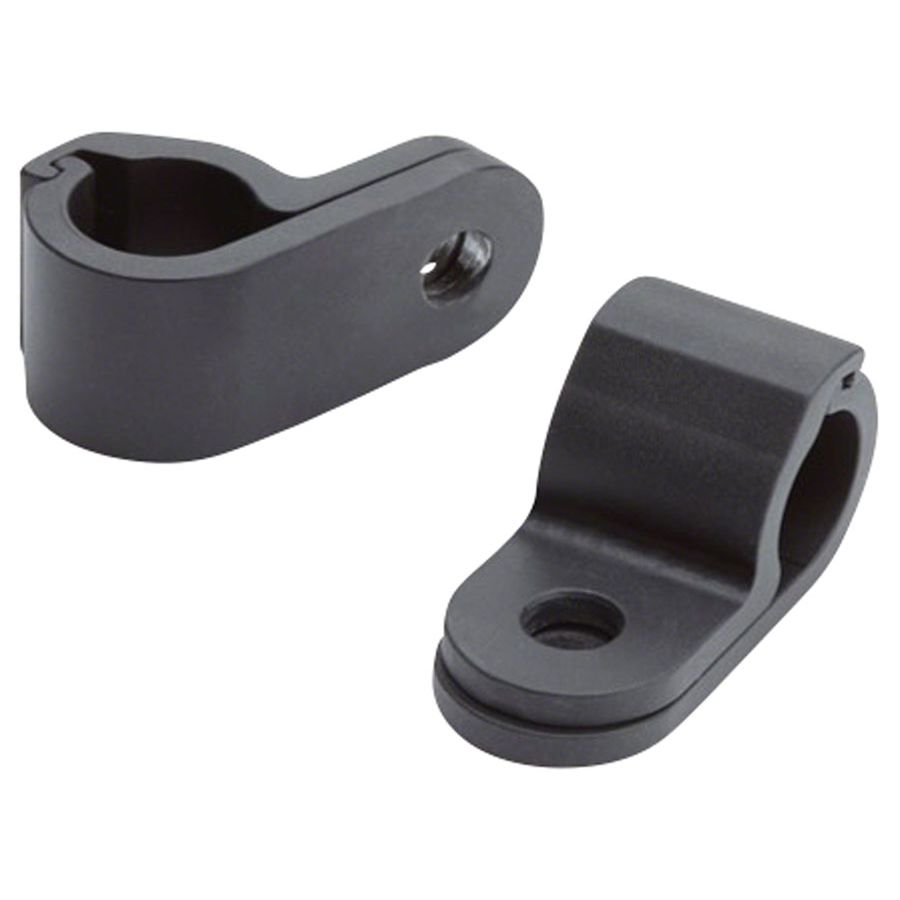 P-Clamp Set - Universal Mount, 19mm, Pair, Black