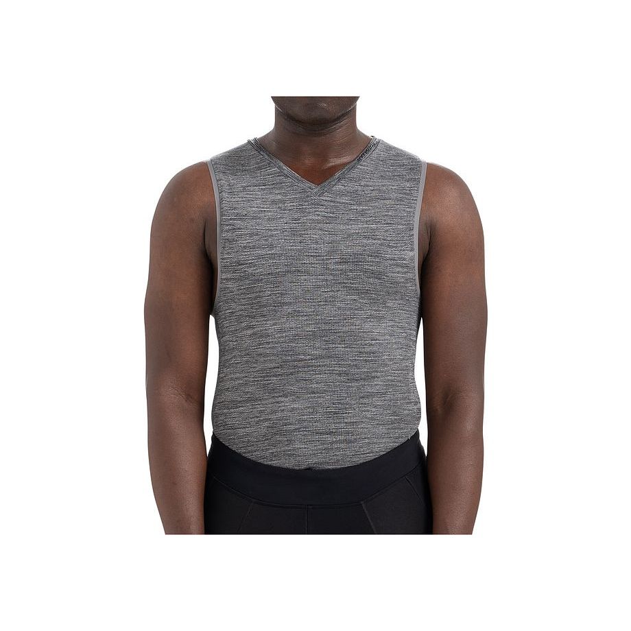 Men's Seamless Sleeveless Base Layer