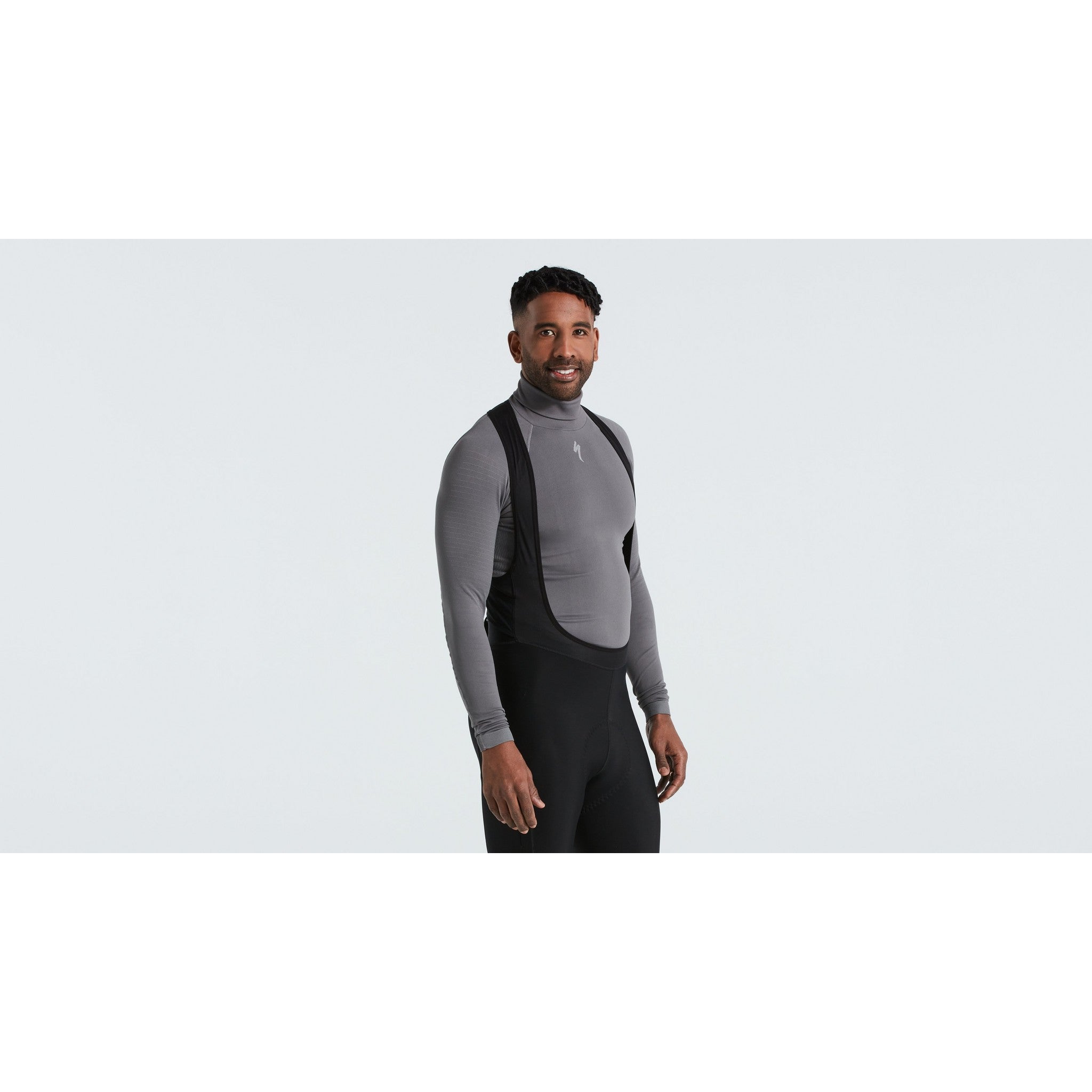 Men's Seamless Roll Neck Long Sleeve Base Layer