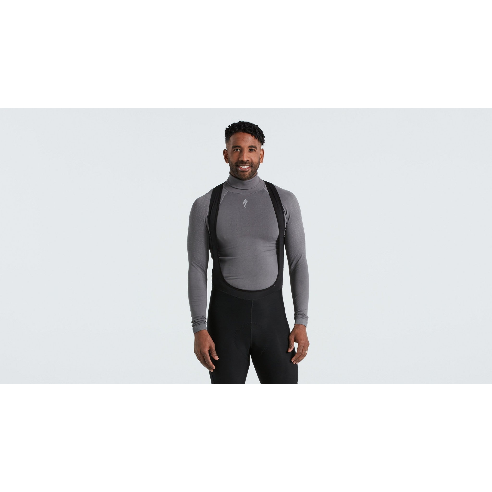 Men's Seamless Roll Neck Long Sleeve Base Layer