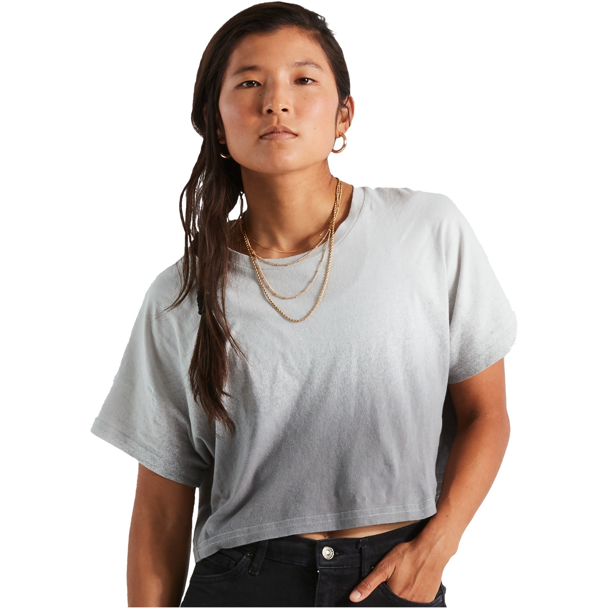 Women's Short Sleeve Crop T-Shirt