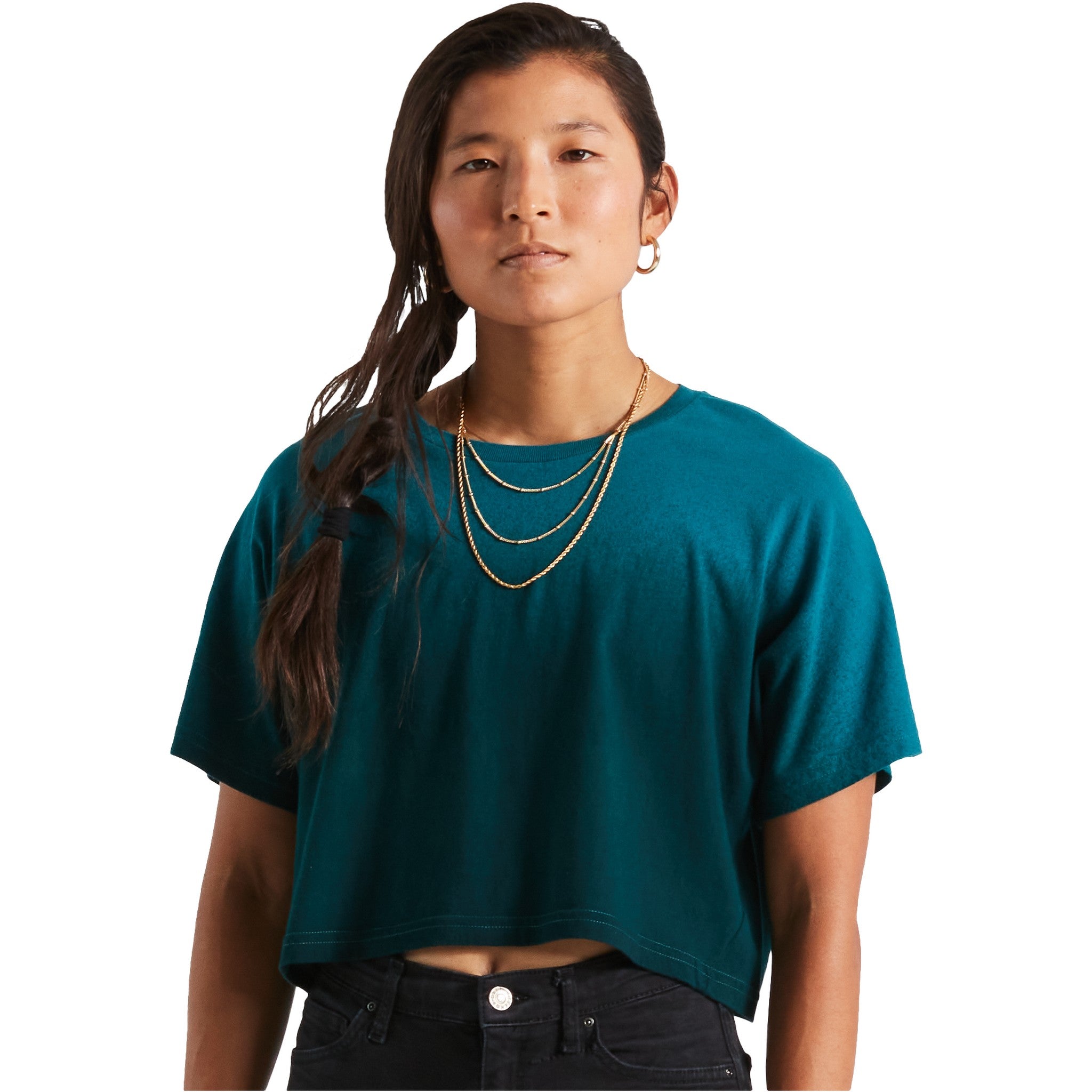 Women's Short Sleeve Crop T-Shirt