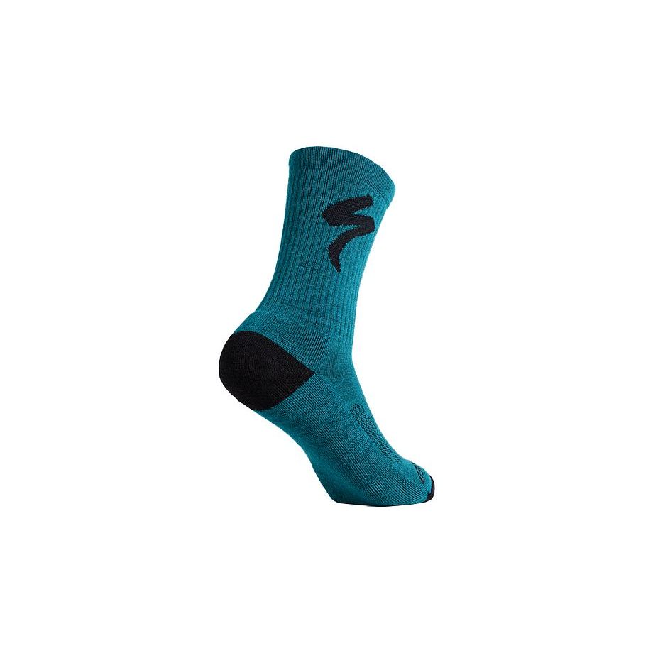 Merino Midweight Tall Logo Socks