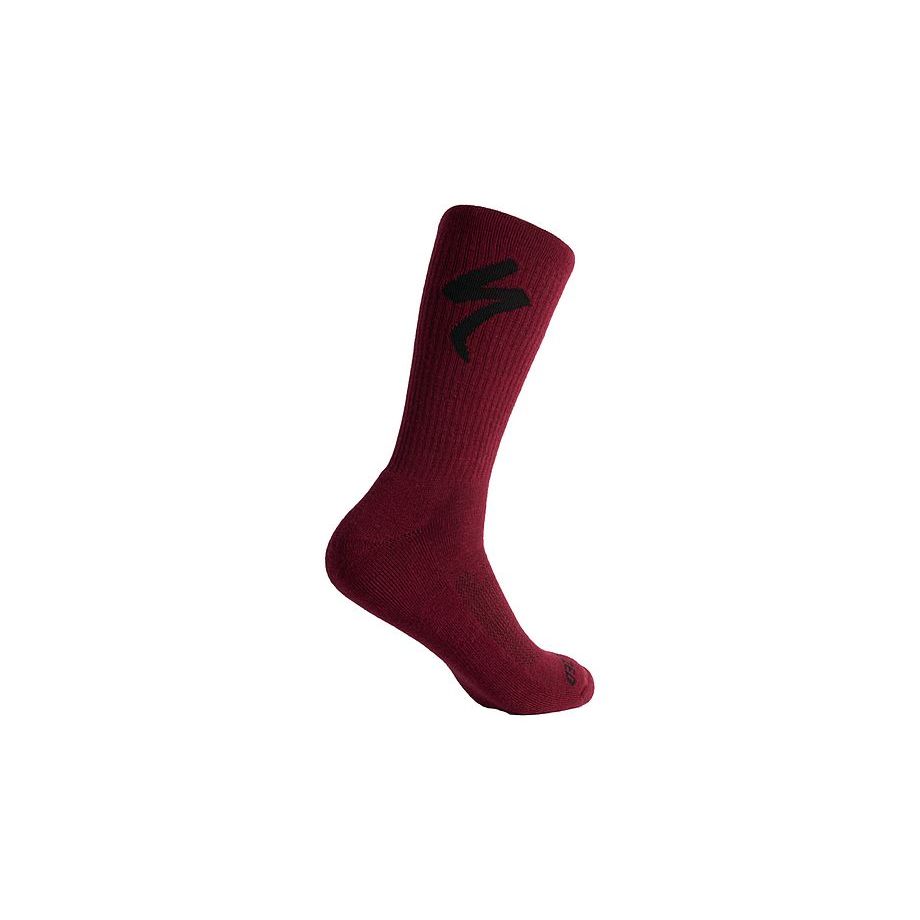 Merino Midweight Tall Logo Socks