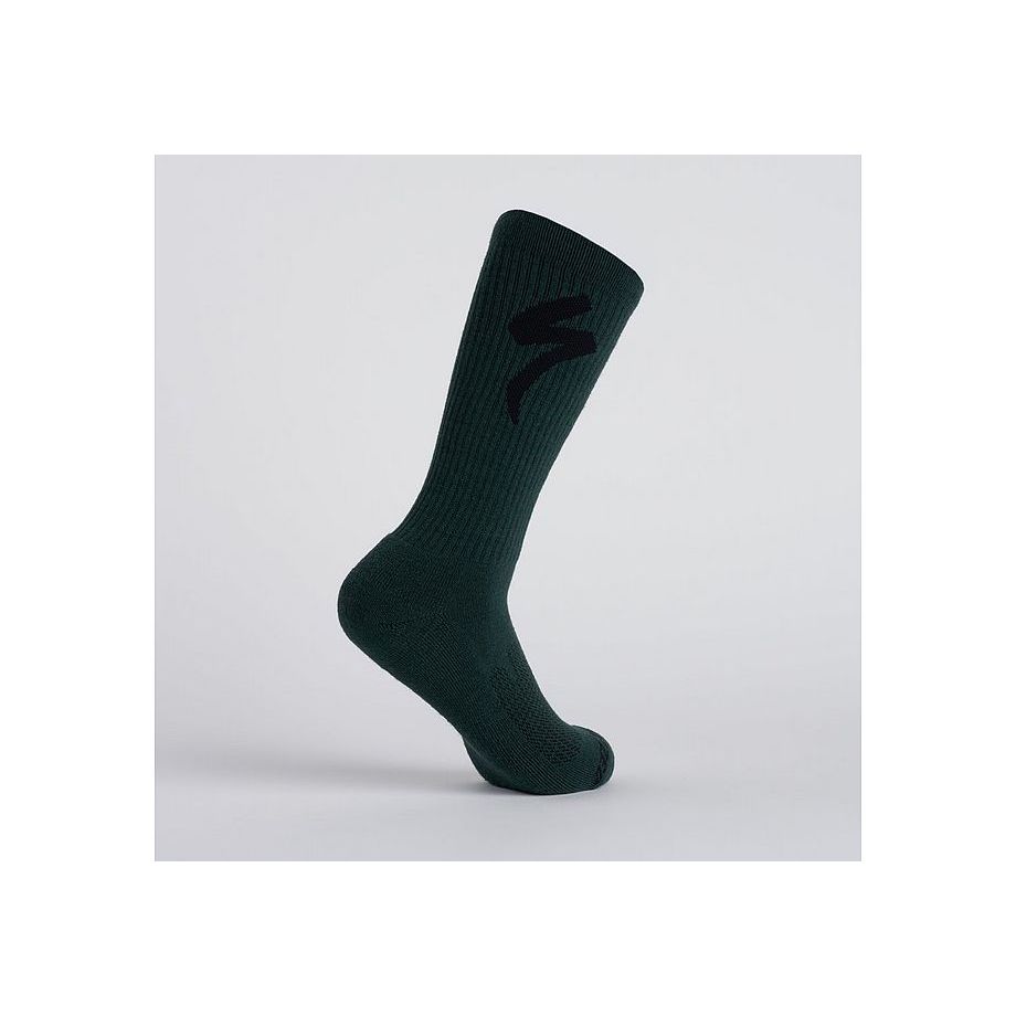 Merino Midweight Tall Logo Socks