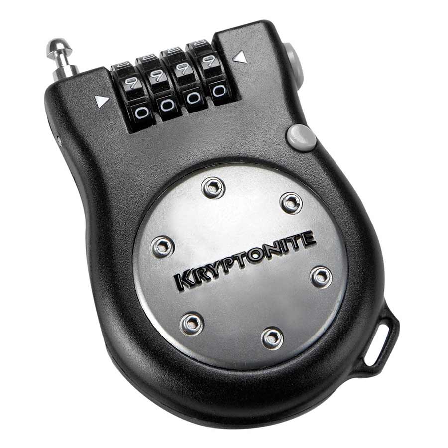 R2 Retractor, Cable lock, Combination, 2.6mm, 90cm, 3', Black