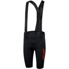 Transition Bib Shorts + - Black/Fireball, Men's, Small
