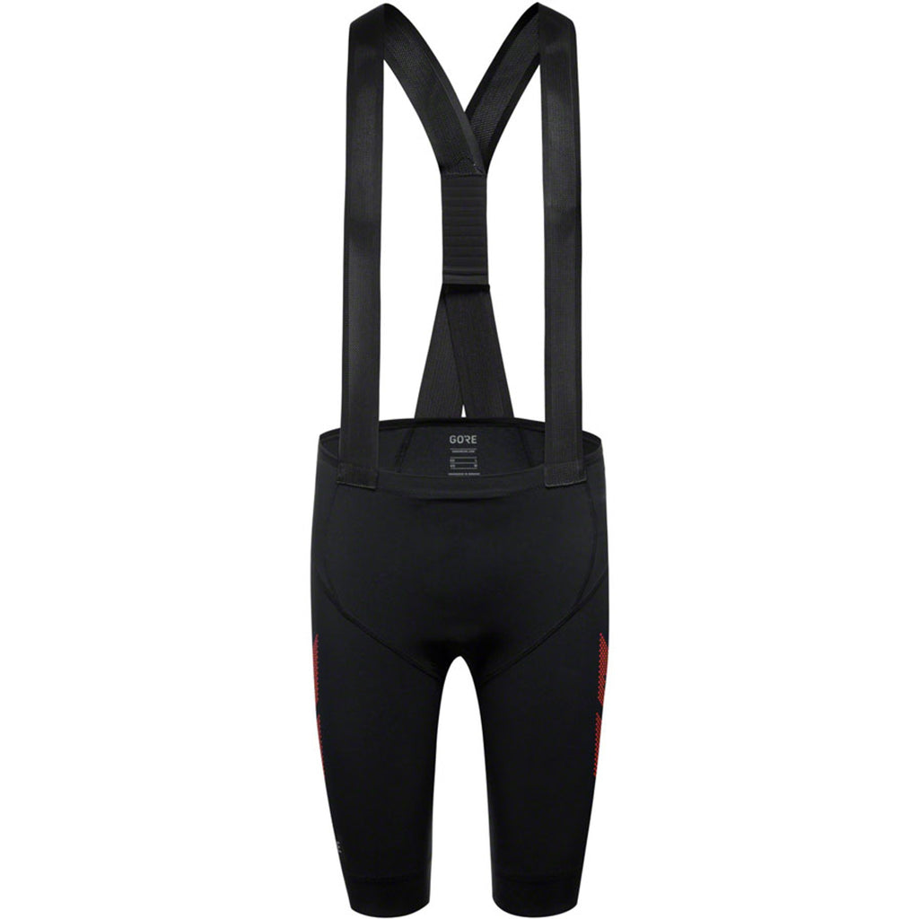 Transition Bib Shorts + - Black/Fireball, Men's, Small