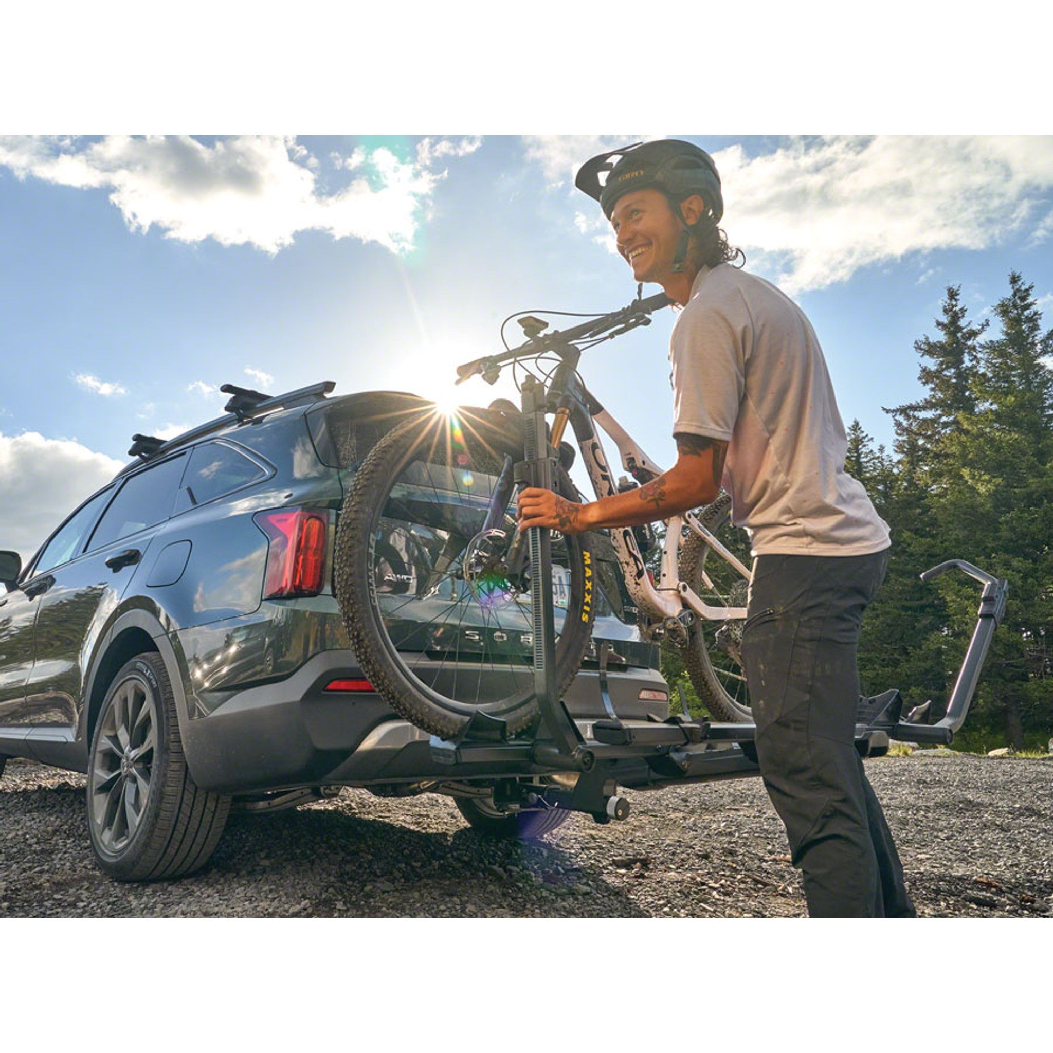 StageTwo Hitch Bike Rack - 2-Bike, 2" Receiver, Anthracite