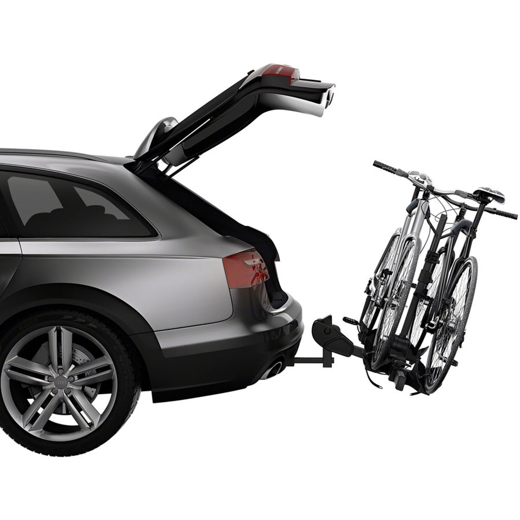 DoubleTrack Pro XT Hitch Bike Rack - 1.25"/2" Receiver, 2-Bike, Black