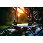 Mini Bomber 2-Bike Roof Rack - HUSKE QR Fork Mounts and Rear Wheel Holders, Black