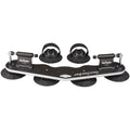 Mini Bomber 2-Bike Roof Rack - HUSKE QR Fork Mounts and Rear Wheel Holders, Black