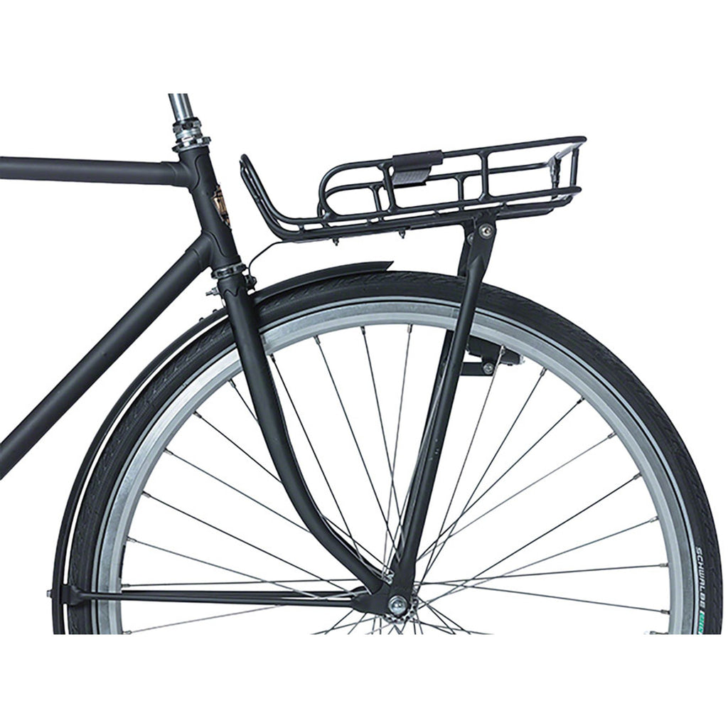 Portland Front Rack, Aluminum, Black