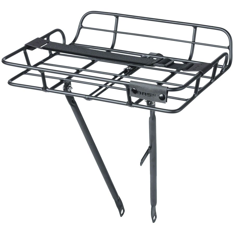 Portland Front Rack, Aluminum, Black