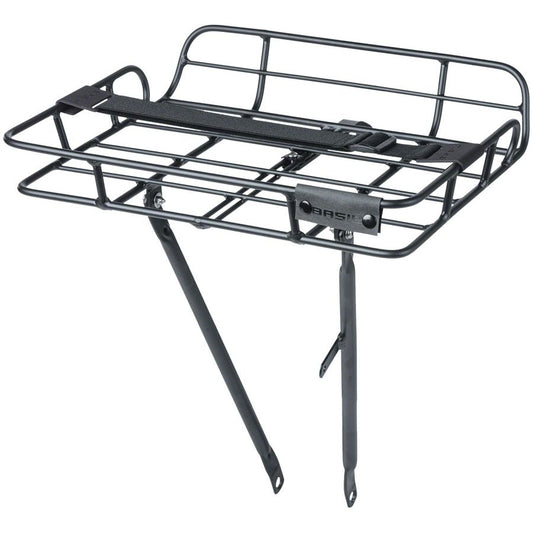 Portland Front Rack, Aluminum, Black