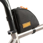 Rear Top Tube/Seatpost Bag - Black
