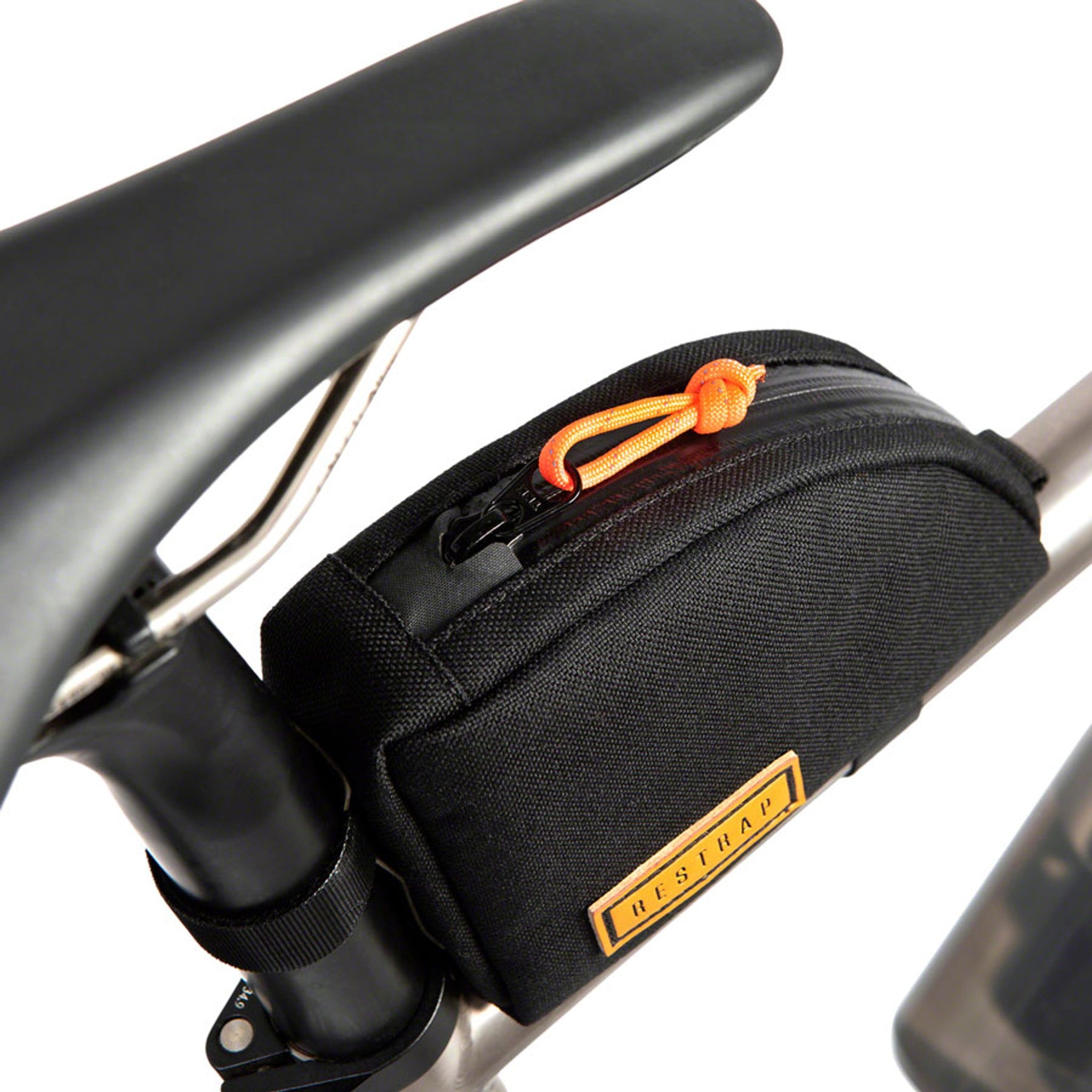 Rear Top Tube/Seatpost Bag - Black