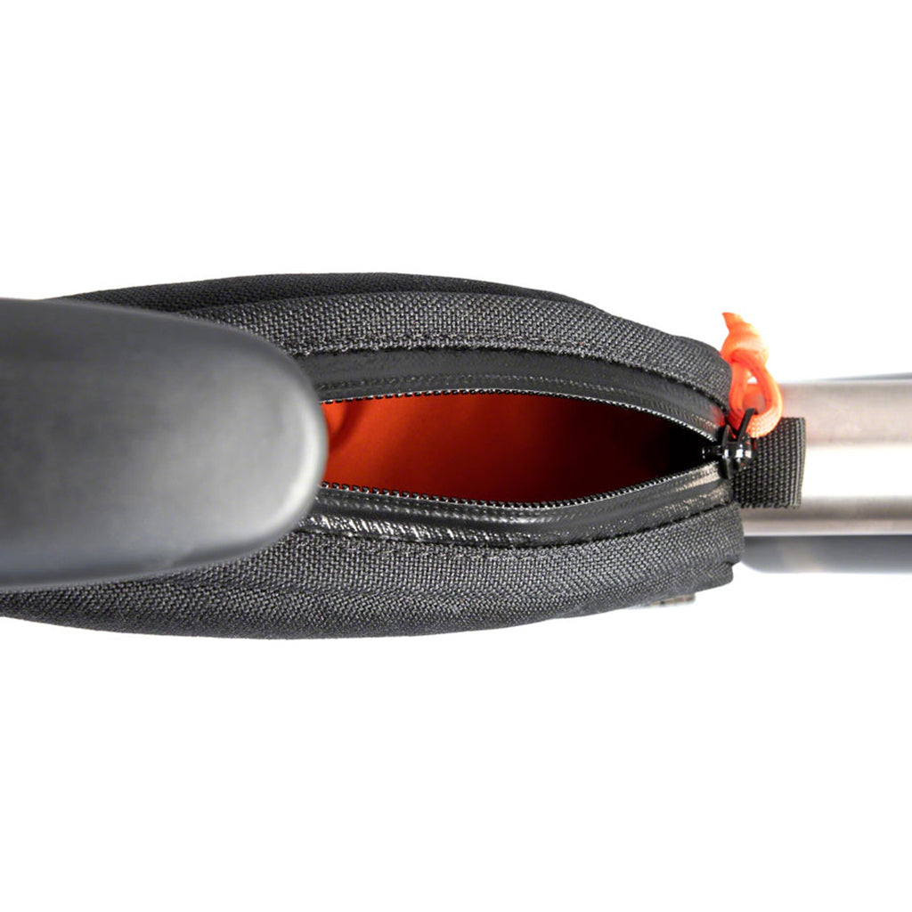 Rear Top Tube/Seatpost Bag - Black