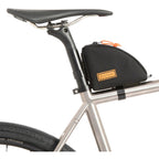 Rear Top Tube/Seatpost Bag - Black