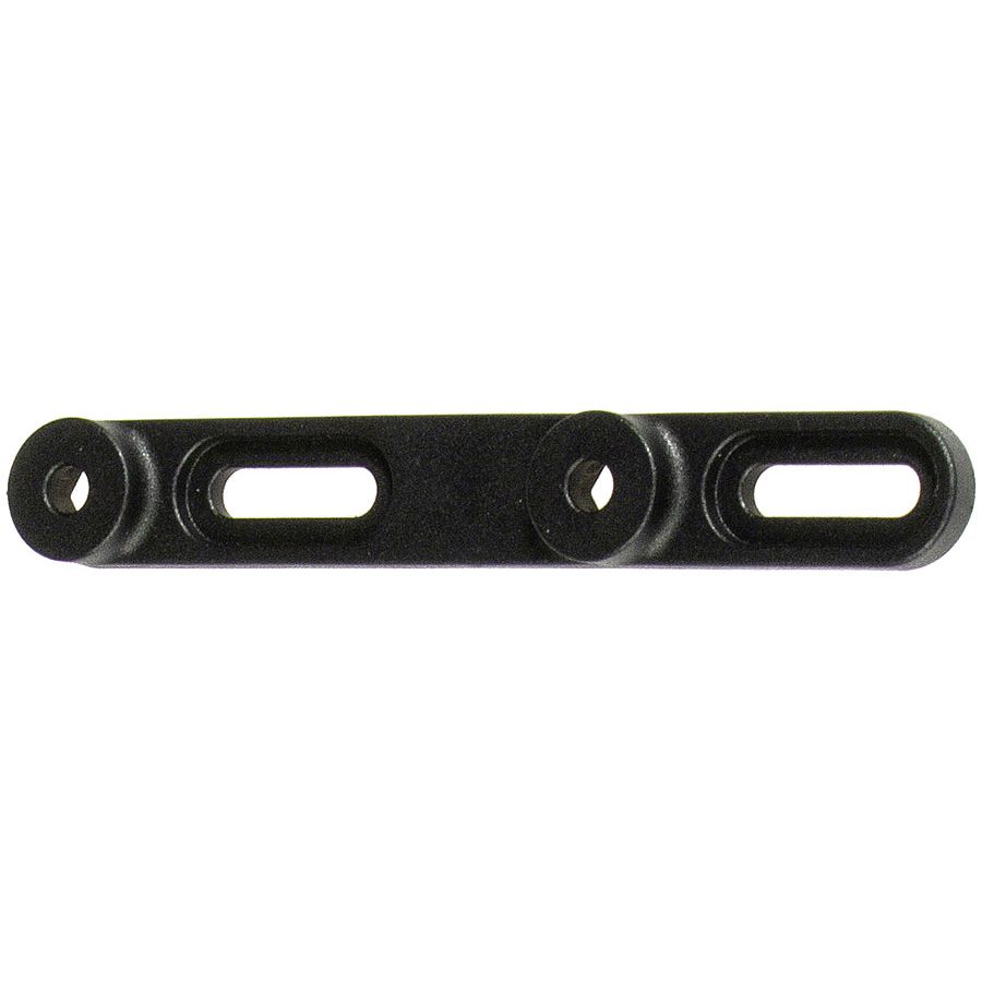 64mm Water Bottle Mount Offset-Plate - Black
