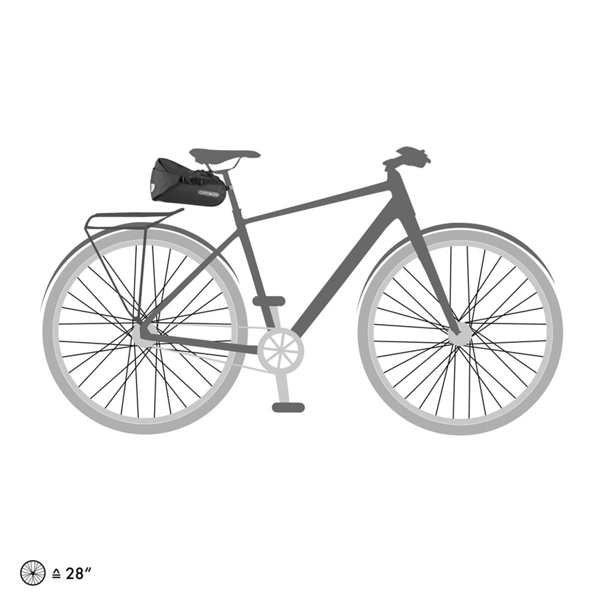 Saddle-Bag Seat Bag - 4.1L, Black Matte