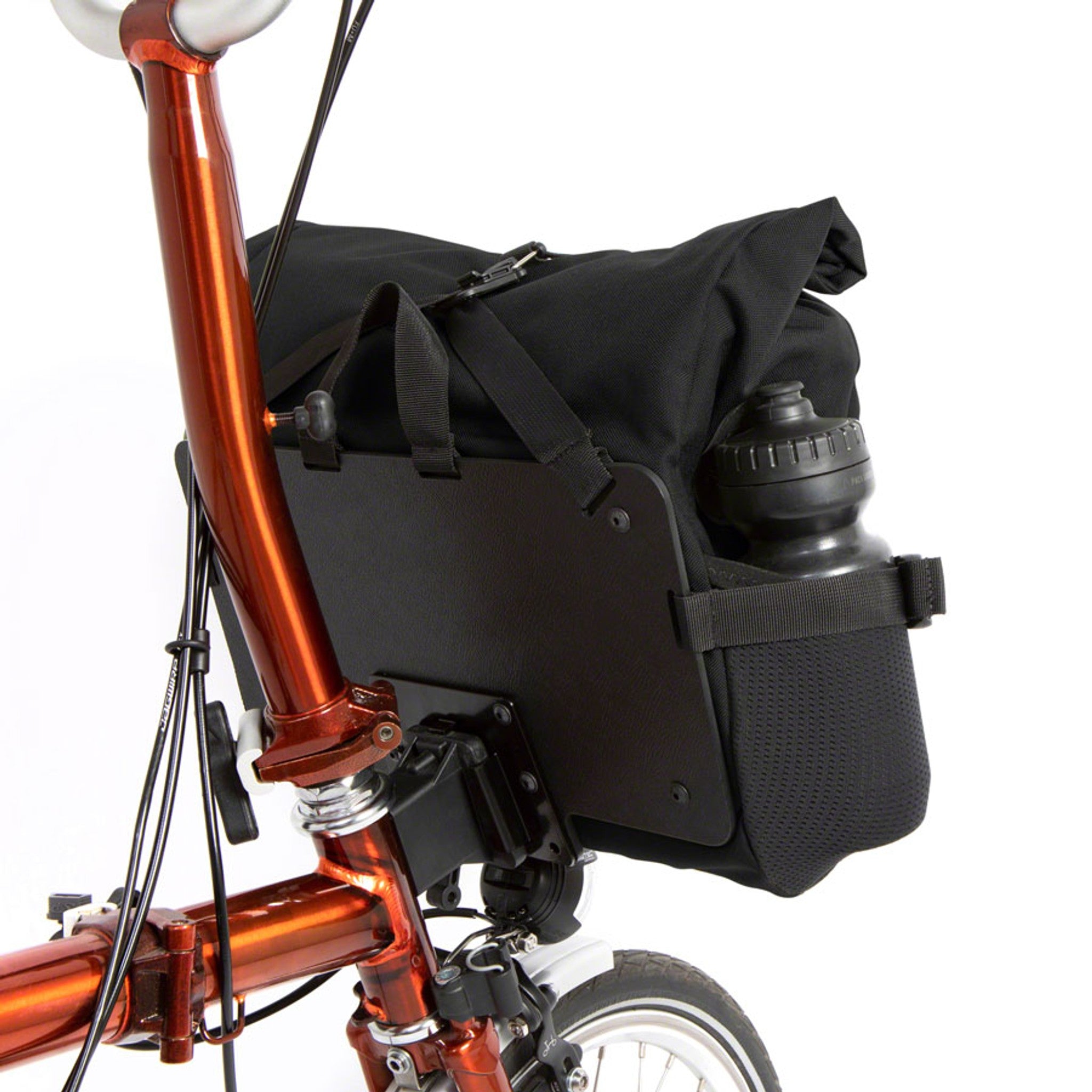 City Loader Handlebar Bag - Fits Brompton Mount, 20L, Black