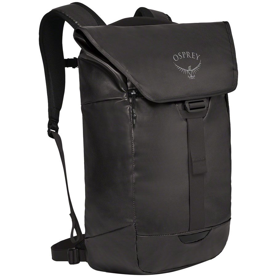 Transporter Flap Top Backpack - One Size, Black