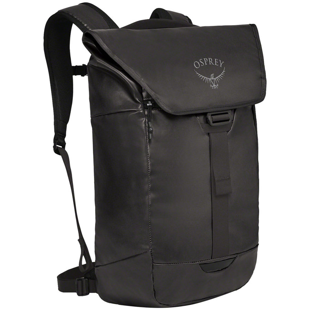Transporter Flap Top Backpack - One Size, Black