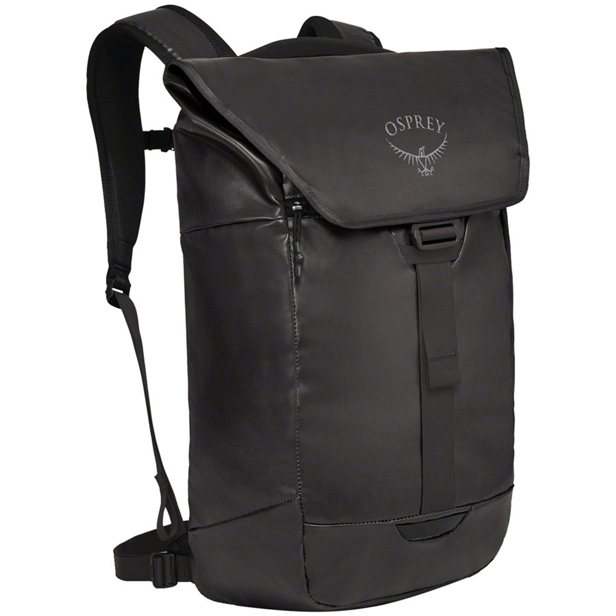 Transporter Flap Top Backpack - One Size, Black