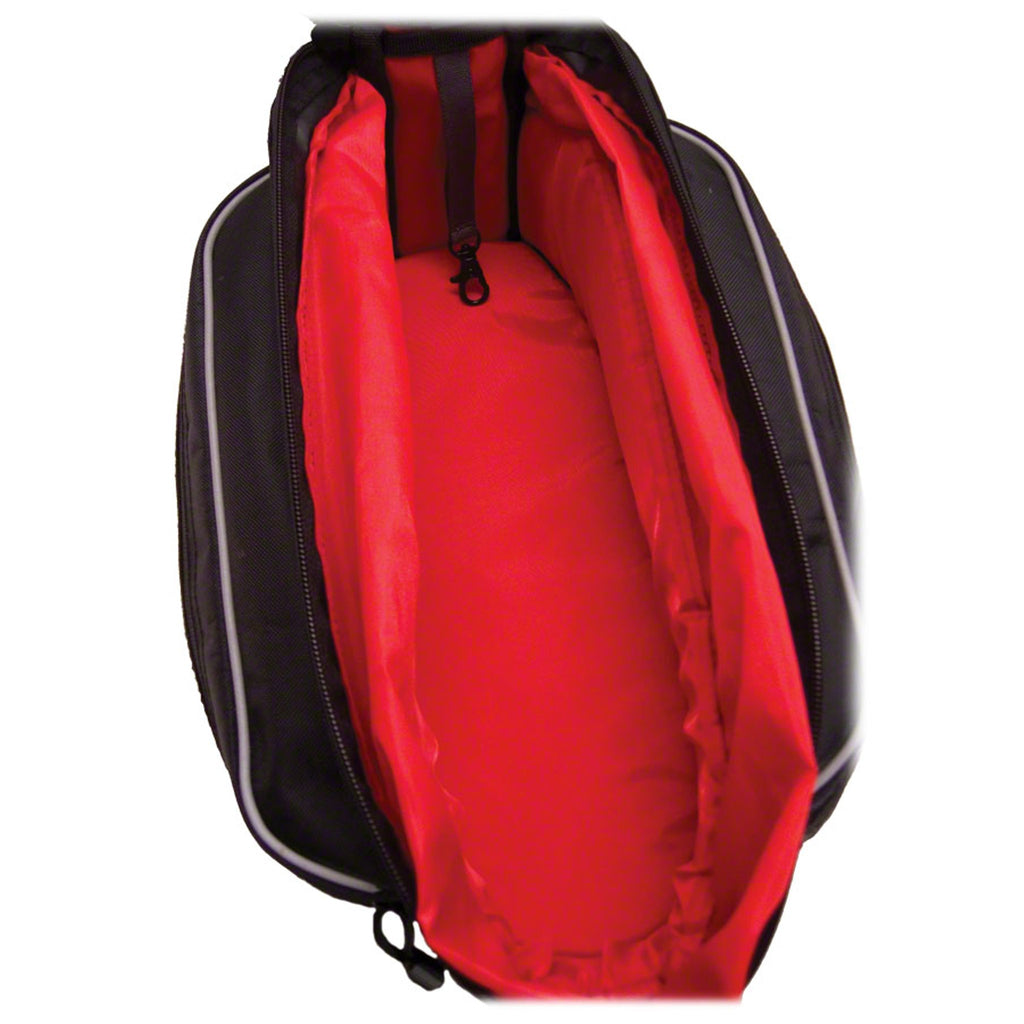 Expanding Rack Top Bag: Black