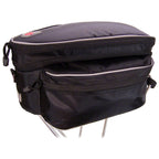 Expanding Rack Top Bag: Black