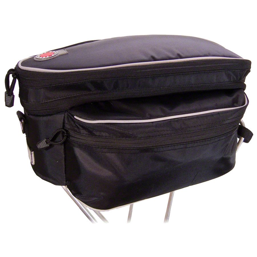 Expanding Rack Top Bag: Black