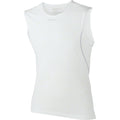 Craft Cool Mesh Super Light Sleeveless Mens Base Layer Top: White 2XL