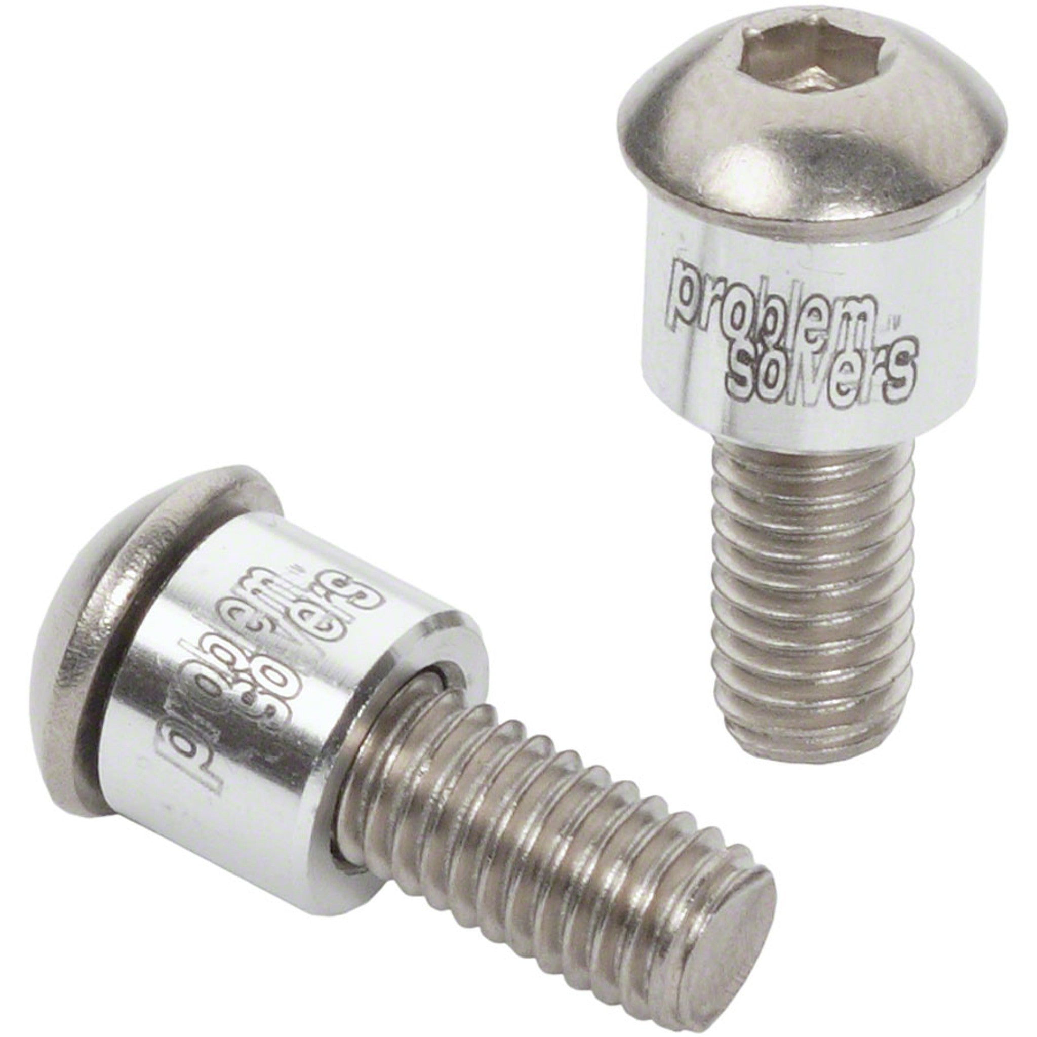 SpaceOuts 6mm H2O Bottle Cage Spacer Kit, Silver