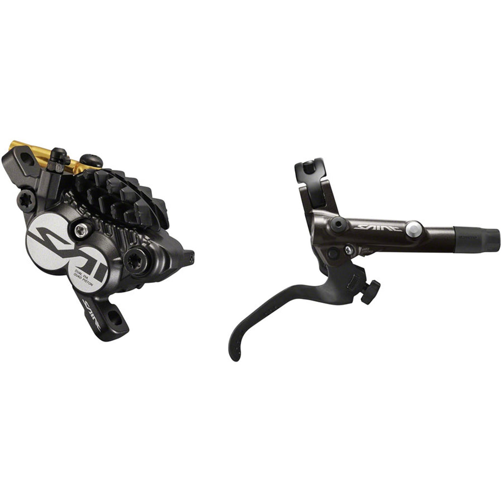 Saint M820 Disc Brake - Hydraulic - Post Mount - Finned Metal Pads - Black