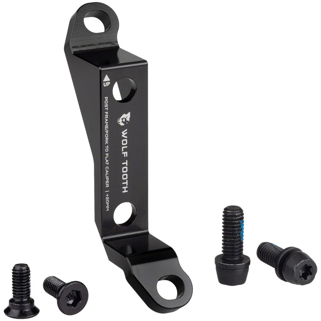 Disc Brake Adapter - Post to Flat Mount, +20mm