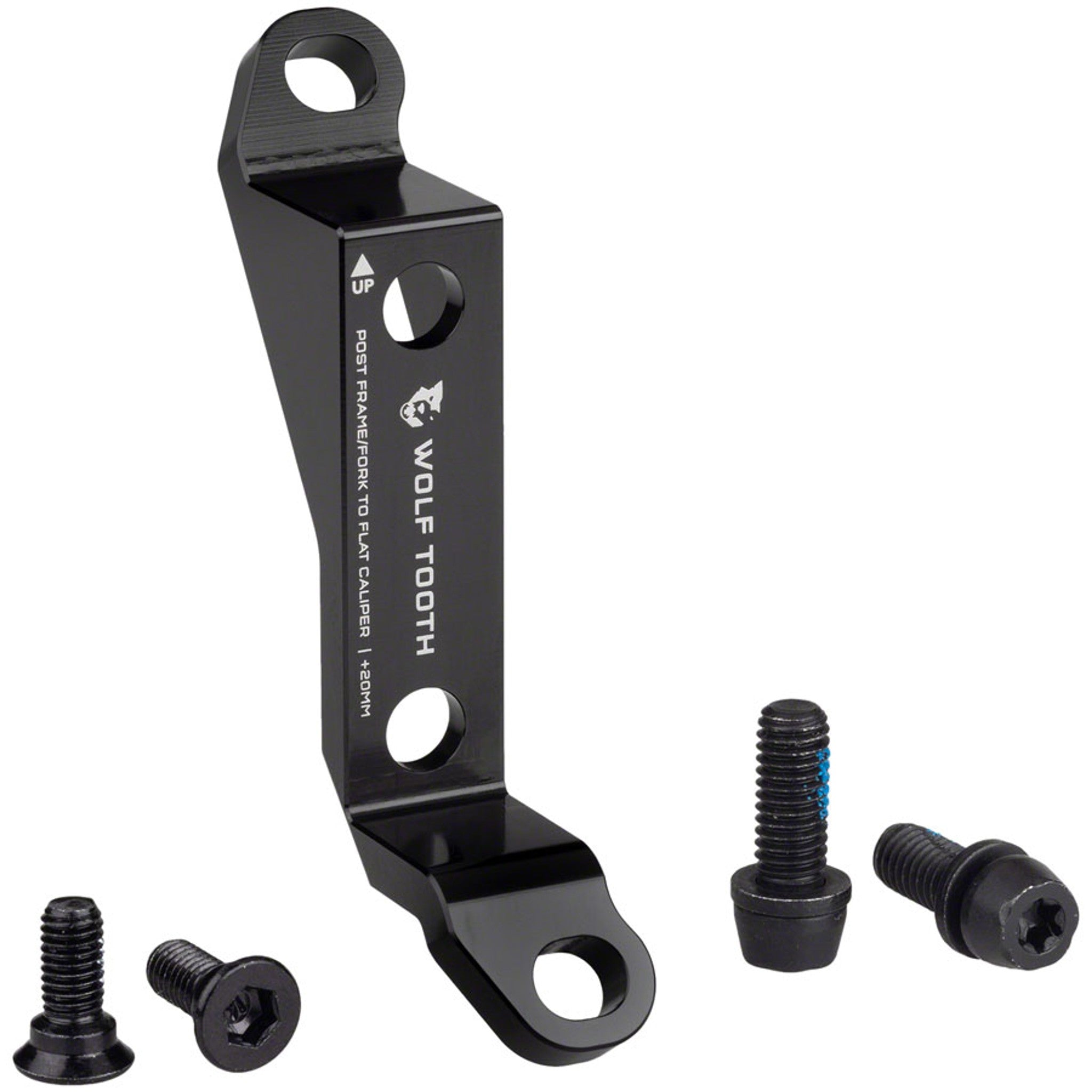 Disc Brake Adapter - Post to Flat Mount, +20mm