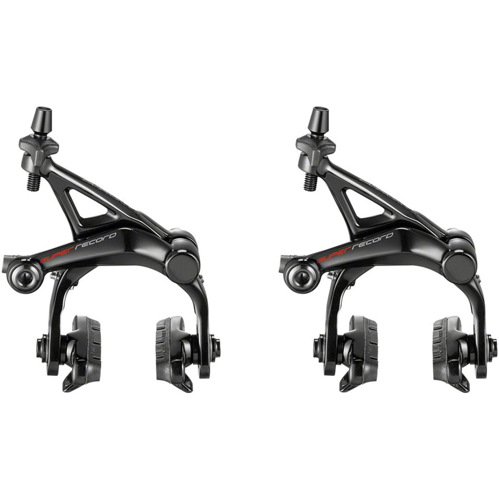 Super Record Brakeset, Dual Pivot Front and Rear, Black