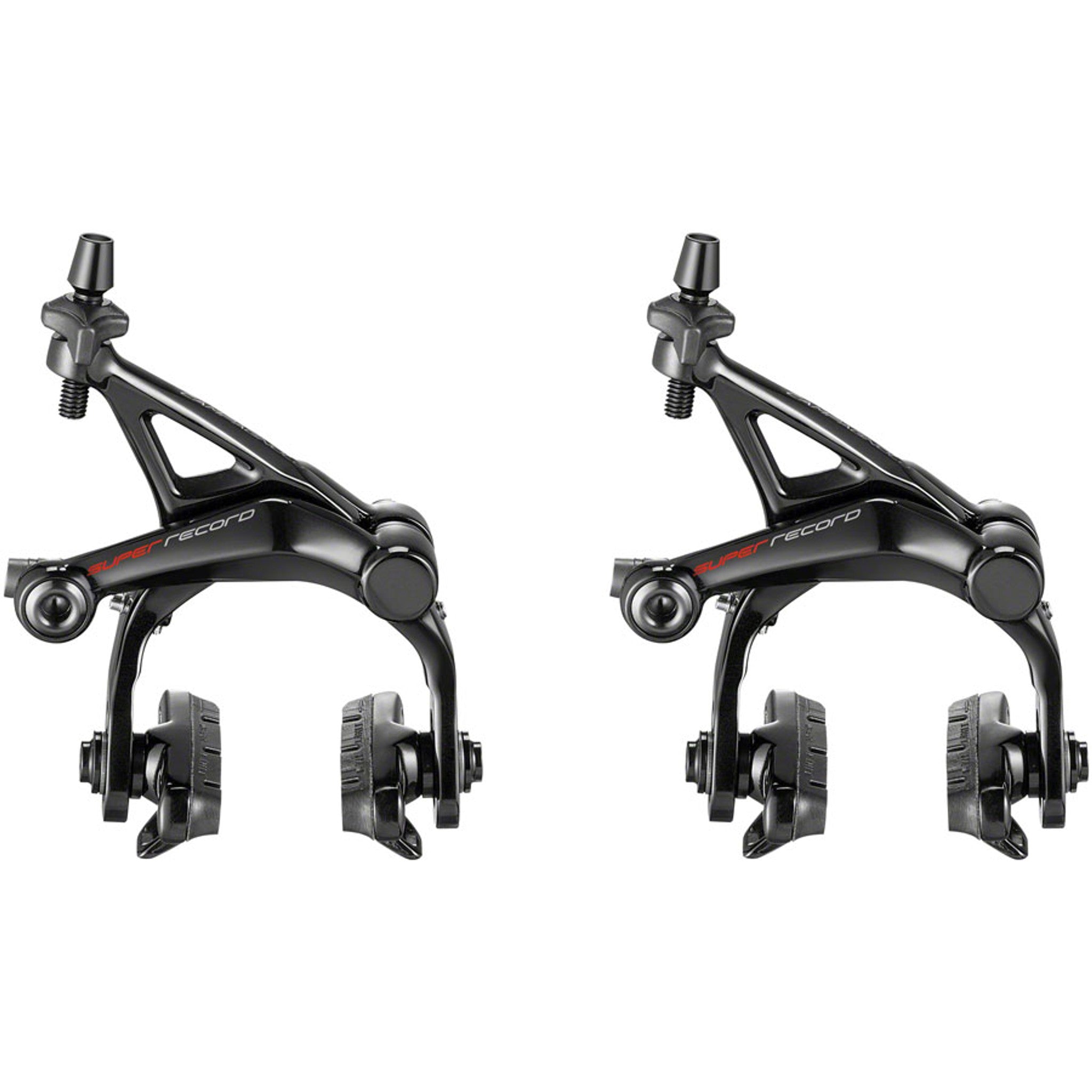 Super Record Brakeset, Dual Pivot Front and Rear, Black