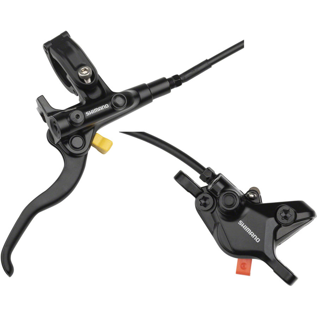 BR-MT410/BL-M4100 Disc Brake And Lever Set - Hydraulic - Resin Pads - Gray - Black
