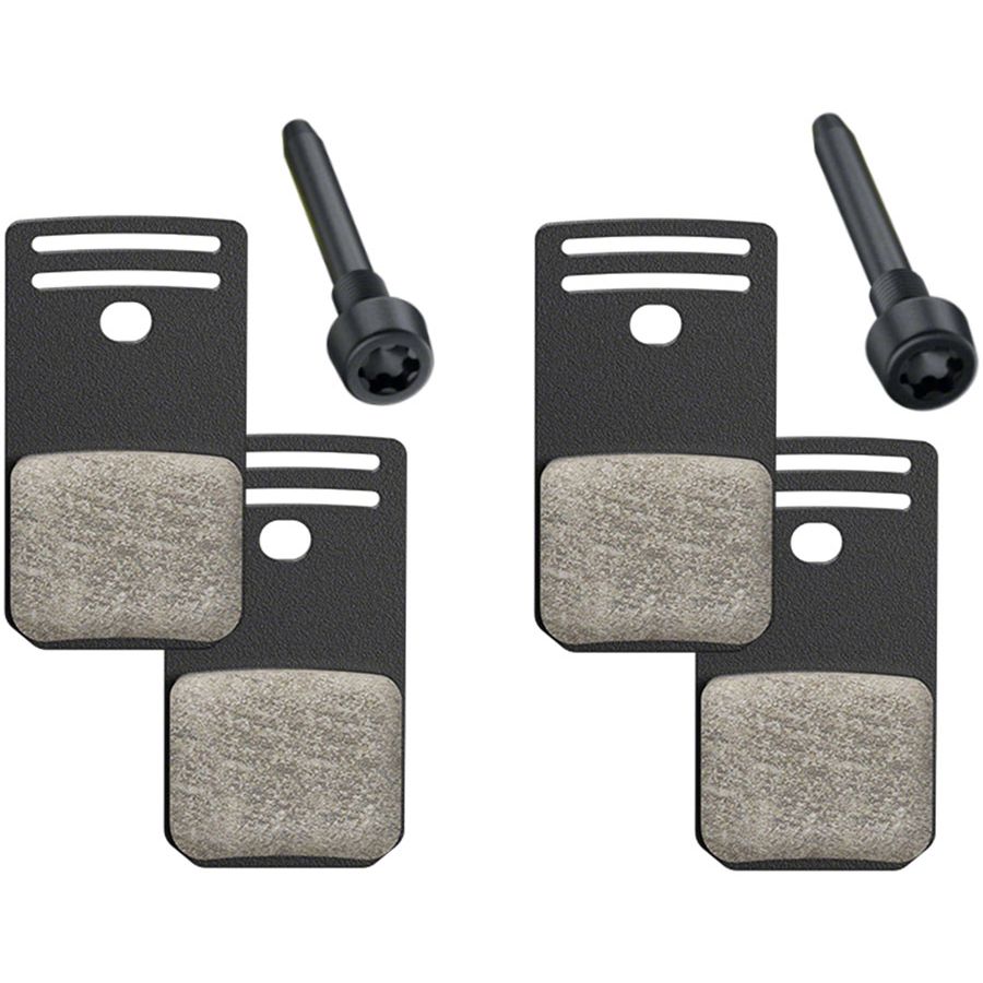 Gustav Pro 13.S Disc Brake Pads - Organic Compound, Includes 4 Brake Pads and 2 Screws